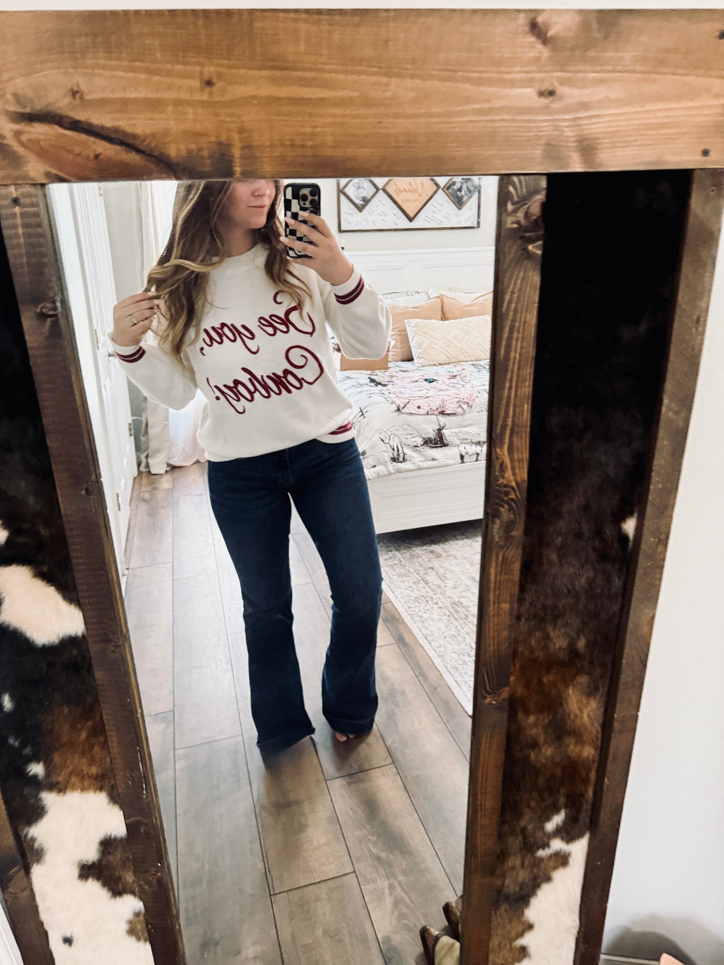 See You Cowboy Sweater