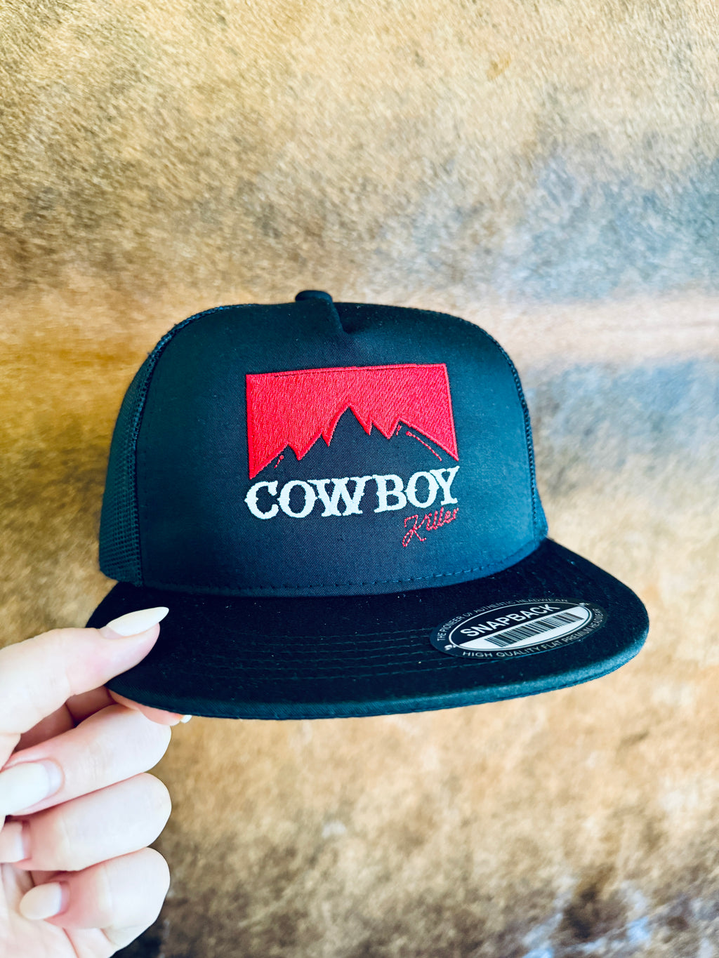 Cowboy Killer Embroidered Trucker Hat