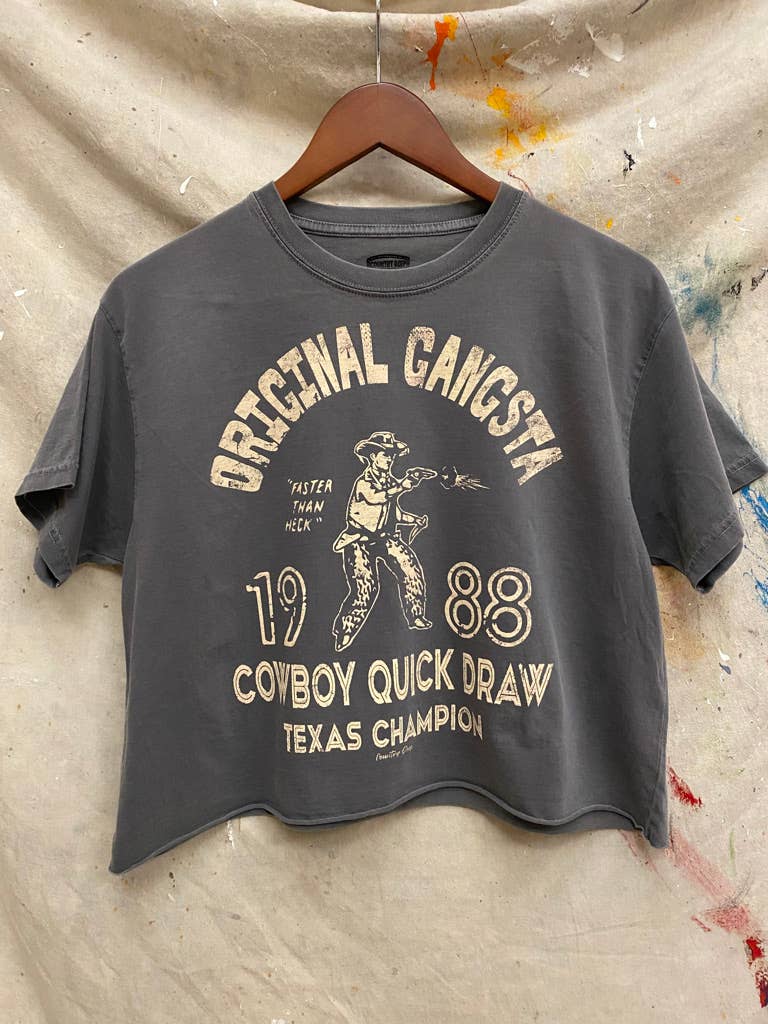 Original Gangsta Relaxed Crop T-shirt