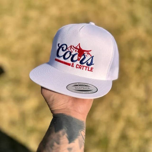 Coors and Cattle Embroidered Hat