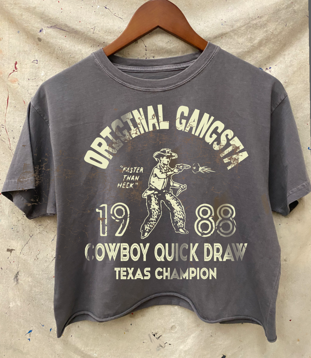 Original Gangsta Relaxed Crop T-shirt