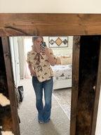 The Cowboy Crazy Tie Up Top