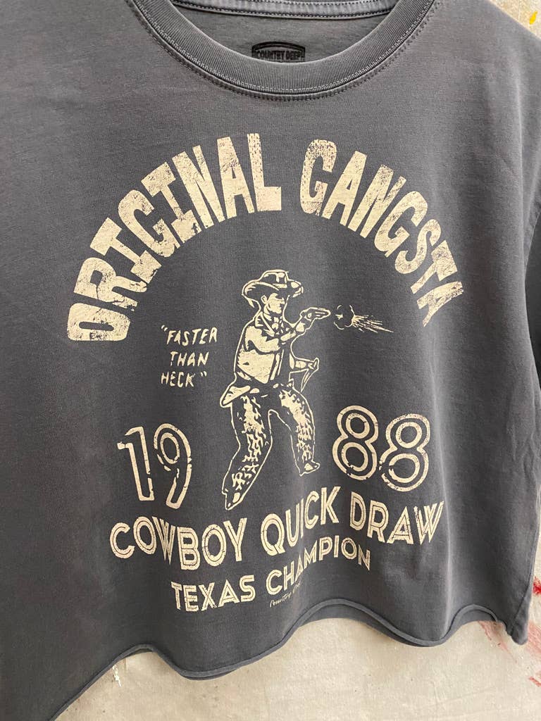 Original Gangsta Relaxed Crop T-shirt