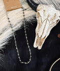 The Millie 16" 6mm Faux Navajo Bead Necklace