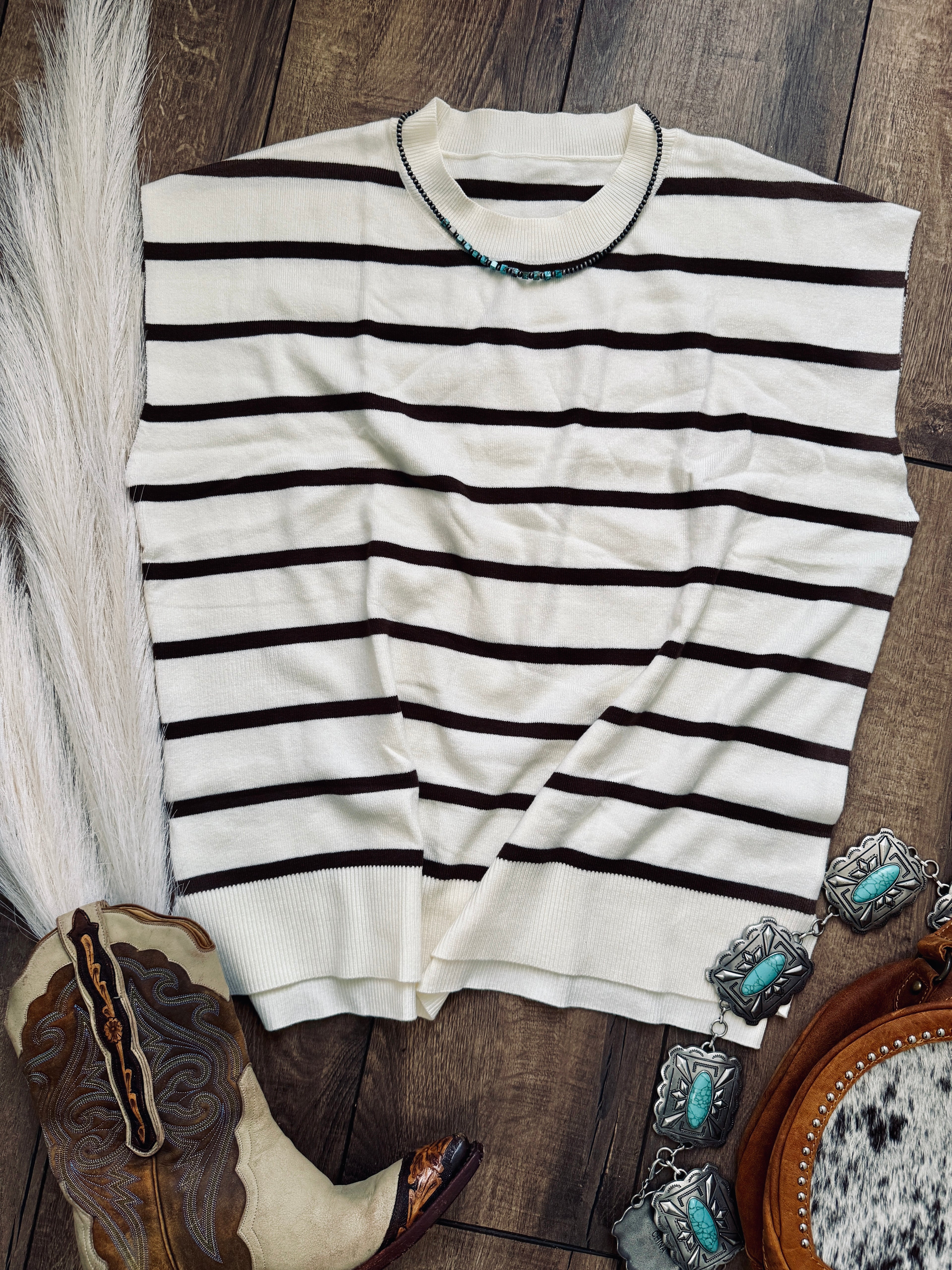 The Lacey Stripped Sweater Tee
