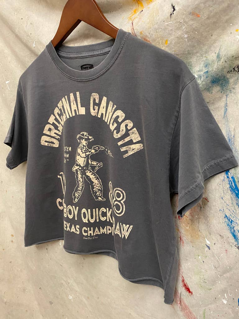Original Gangsta Relaxed Crop T-shirt