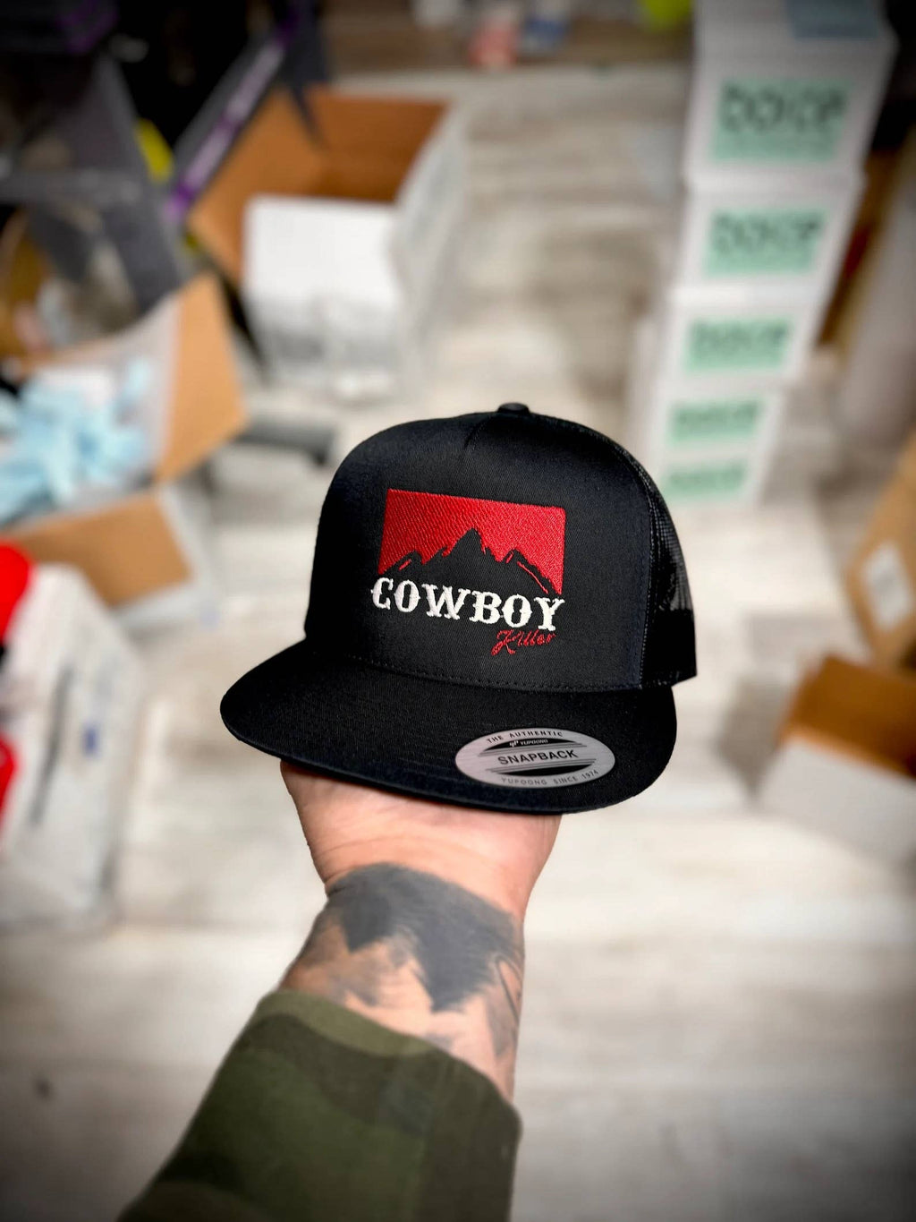 Cowboy Killer Embroidered Trucker Hat