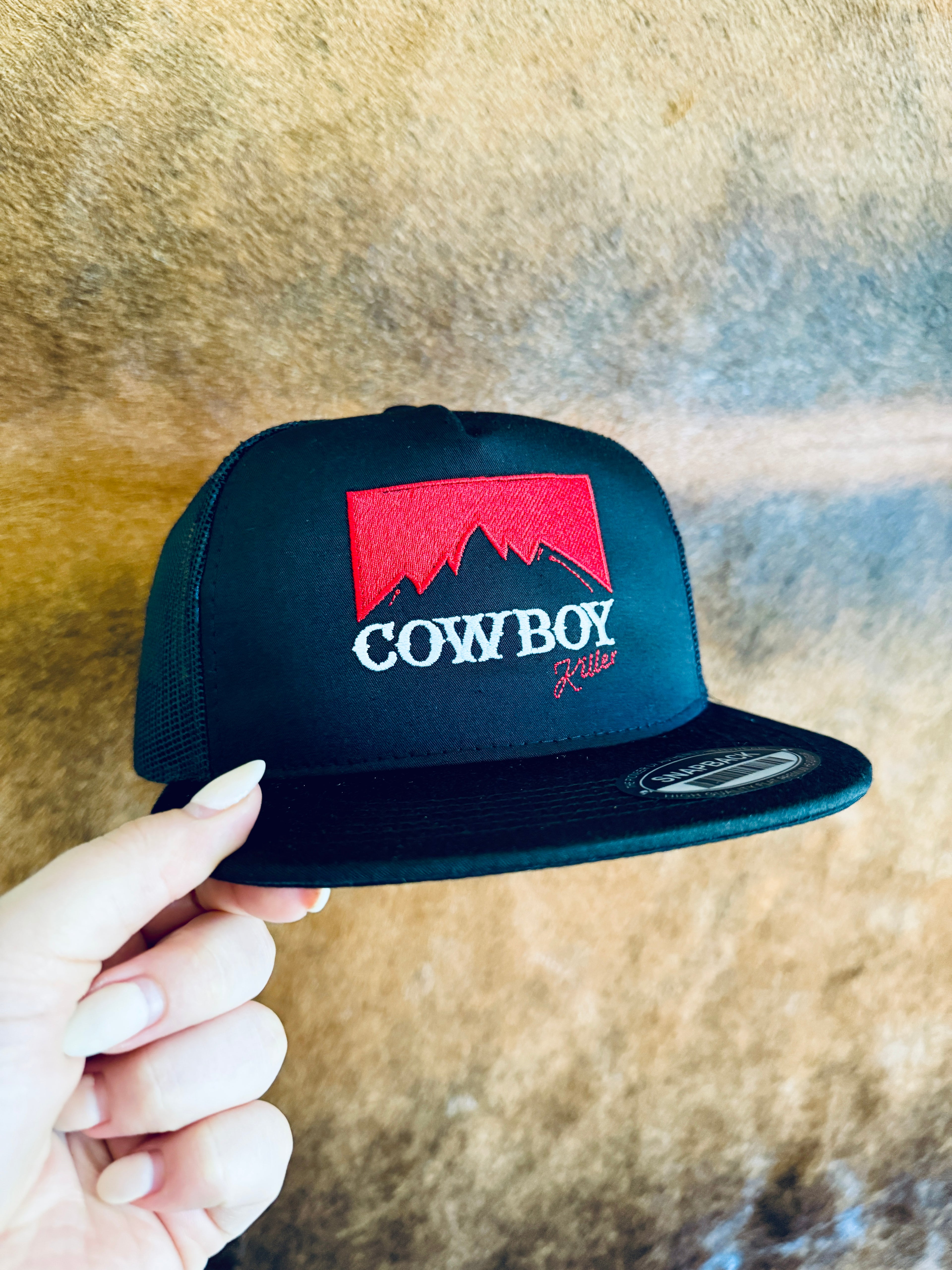 Cowboy Killer Embroidered Trucker Hat
