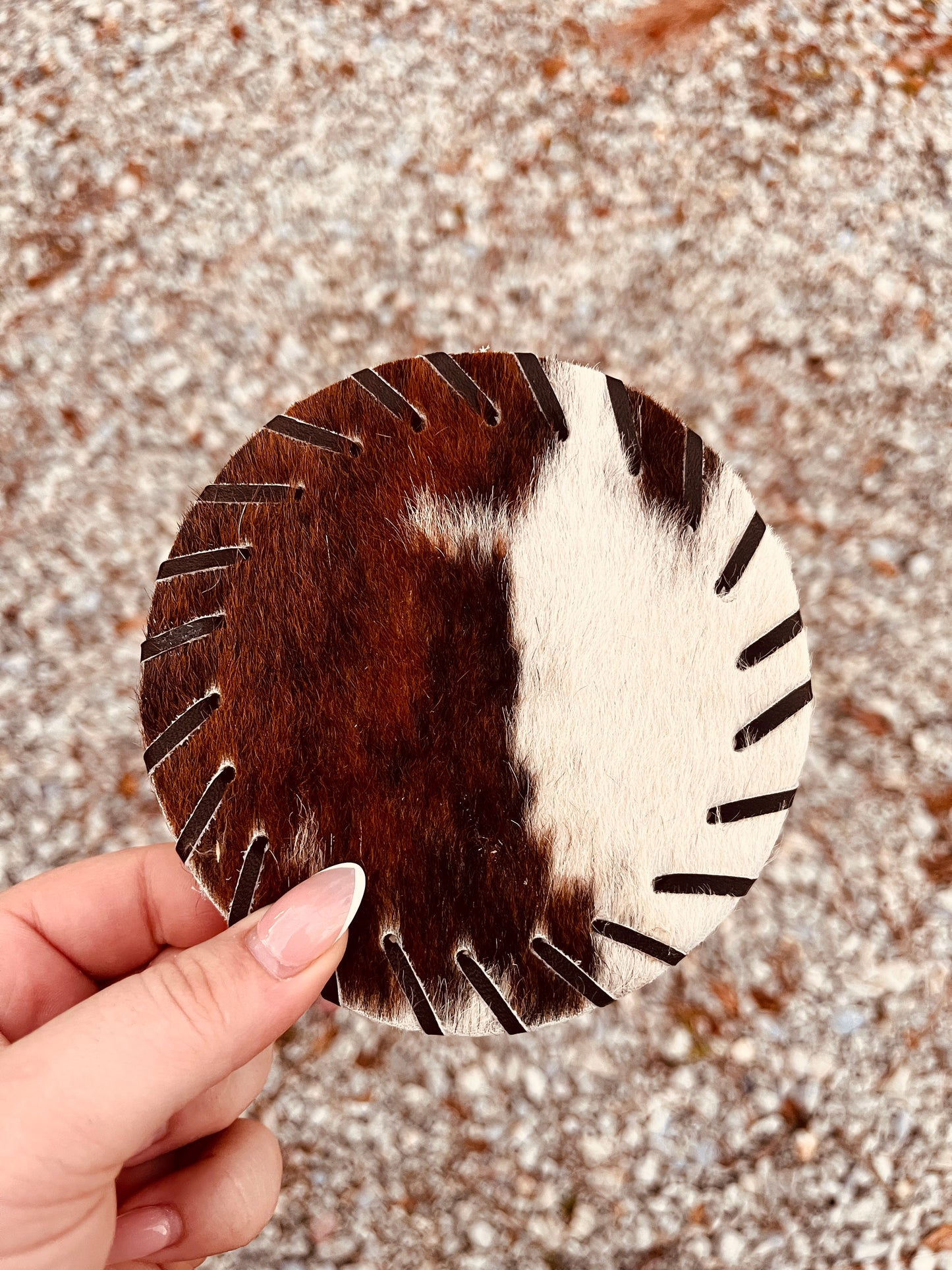 Cowhide Coasters