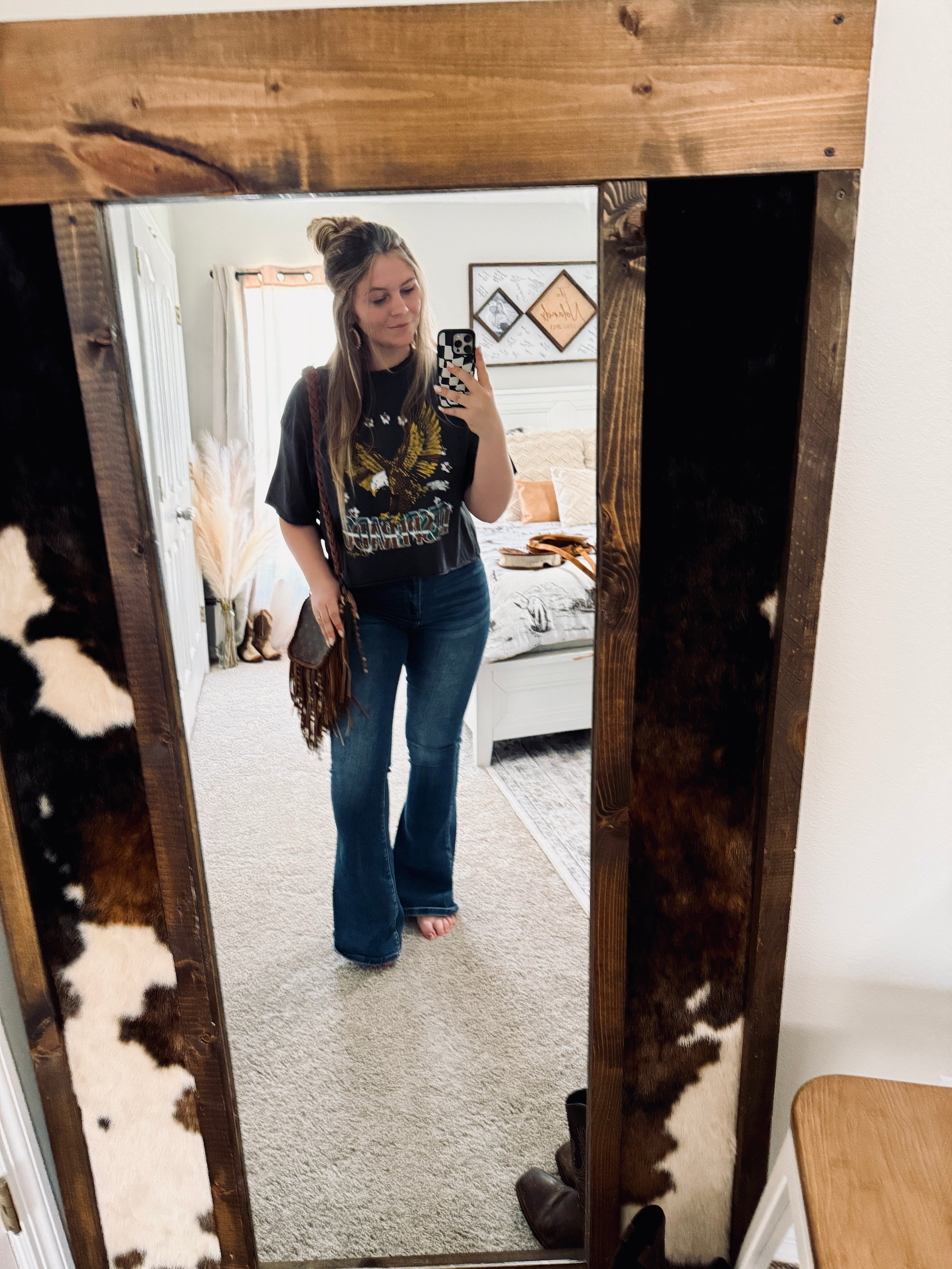 Desperado Oversized 80's Cropped Tee