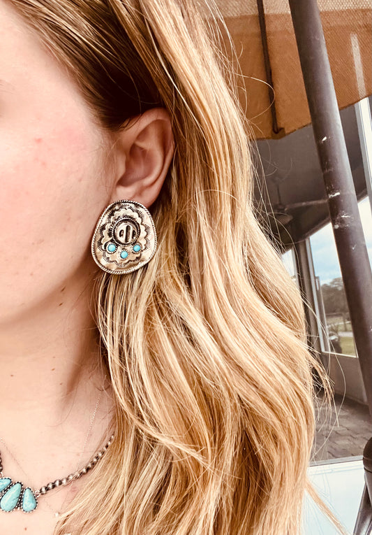 The Vintage Cowboy Hat Earrings