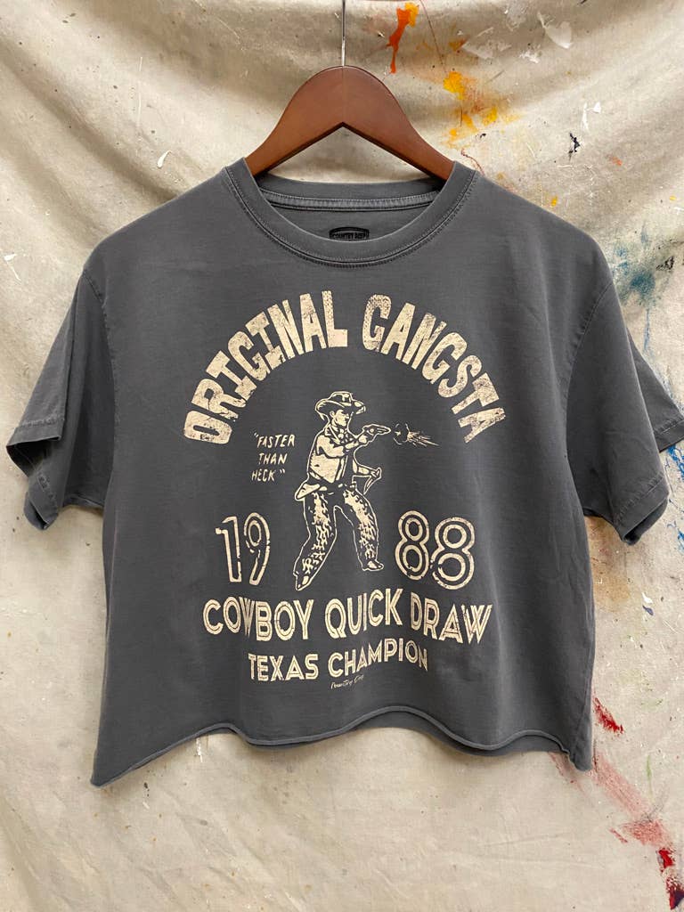 Original Gangsta Relaxed Crop T-shirt