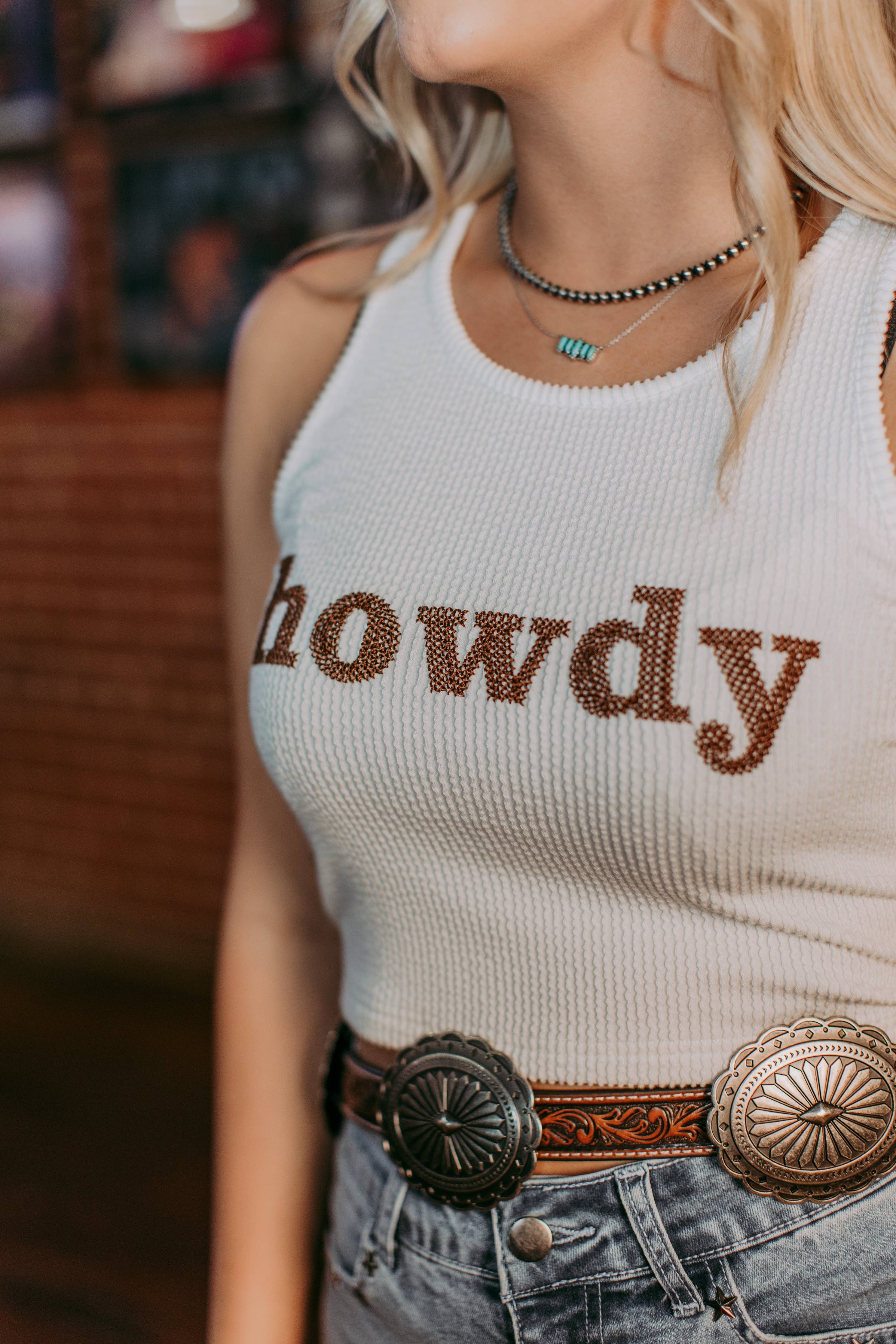 The Howdy Crop Tank