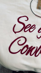 See You Cowboy Sweater