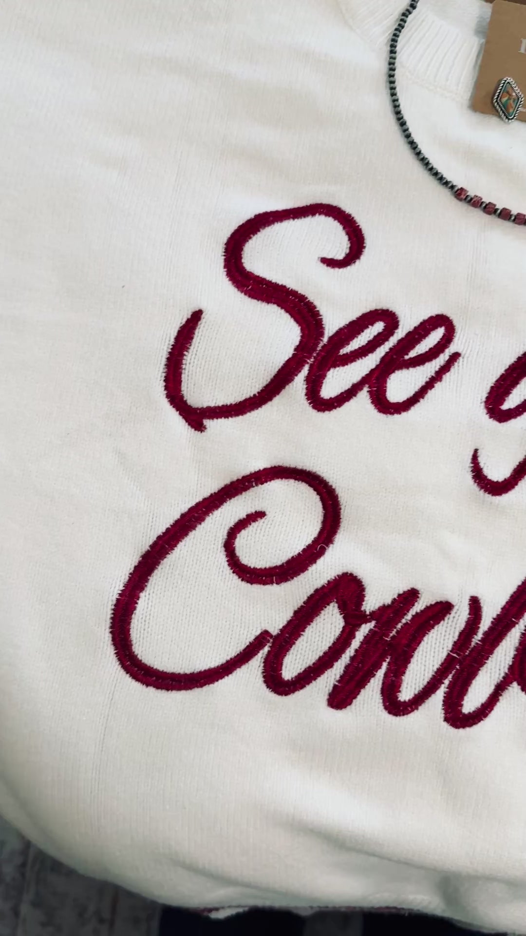 See You Cowboy Sweater